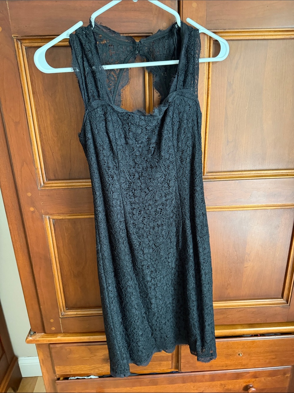 Black Lace Sleeveless Dress